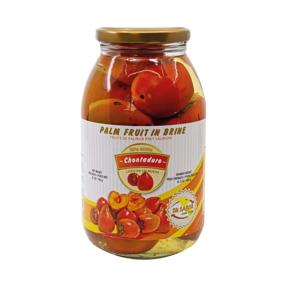 Su Sabor Chontaduro Palm Fruit in Brine 27oz/750g