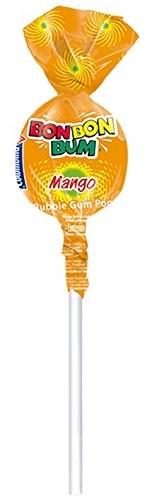 Bon Bon Bum Mango Lollipop each