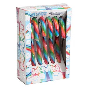 Jet Puffed Flavored Christmas Candy Canes 6 Packs