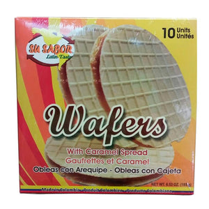 Su Sabor Wafers Obleas with Caramel Spread 10pk 195g