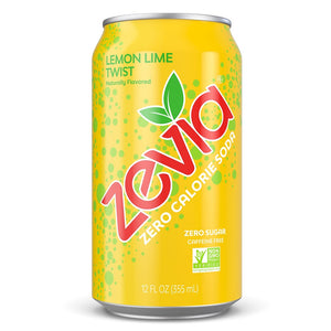 Zevia Zero Calorie Soda Lemon Lime Twist 12floz/355ml