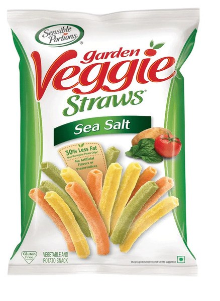 Sensible Portions Veggie Straws Sea Salt 6oz/170g