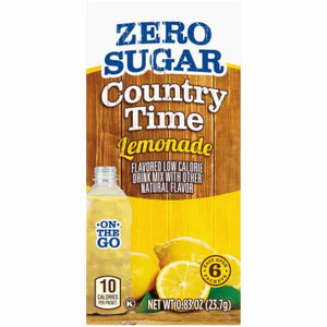 Country Time On The Go Lemonade Zero Sugar STG 0.83oz/23.7g