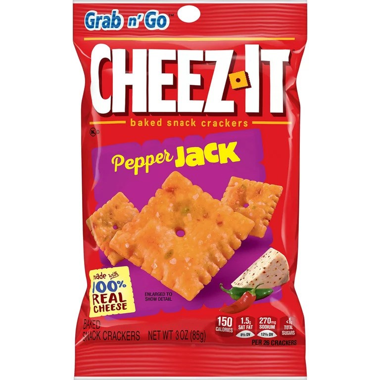 Cheez-It Crackers Pepper Jack 3oz/85g