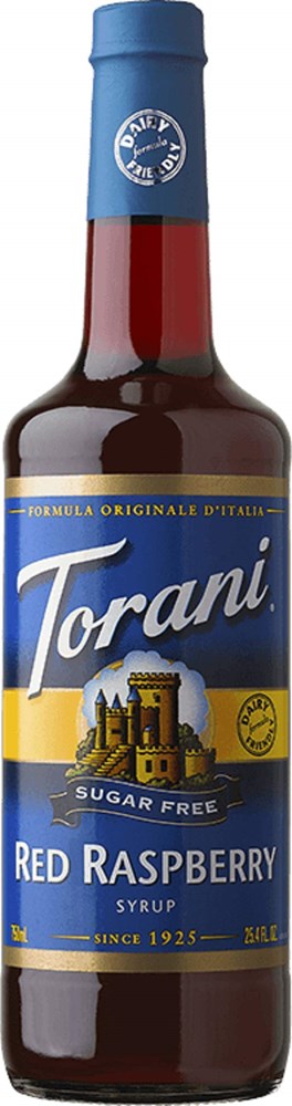 Torani Red Raspberry Sugar Free Syrup 750ml DNR
