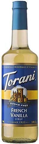 Torani French Vanilla Sugar Free Syrup 750ml