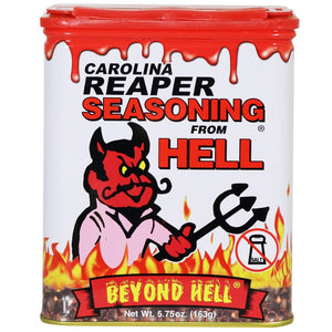 Beyond Hell Carolina Reaper Seasoning From Hell (Salt Free) 5.75oz/163g Best By Feb 26