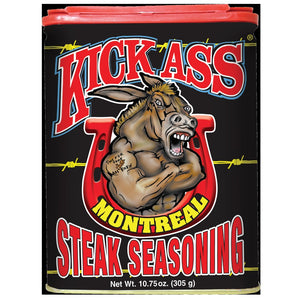 Kick Ass Montreal Steak Seasoning 10.75oz/305g Best By Feb 26