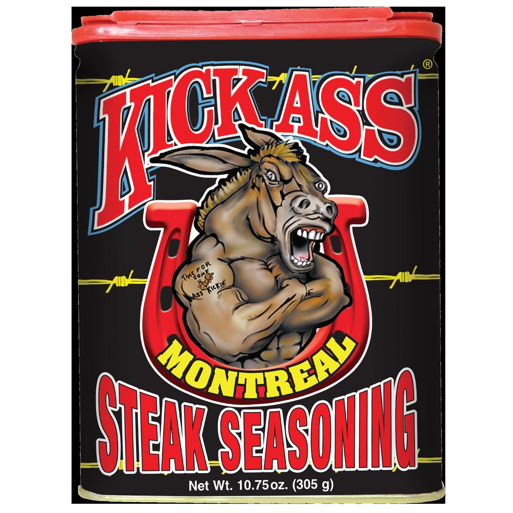 Kick Ass Montreal Steak Seasoning 10.75oz/305g Best By Feb 26