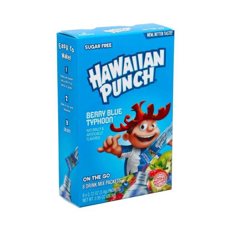 Hawaiian Punch On the go Berry Blue Typhoon 8pk STG 0.95oz/26.9g