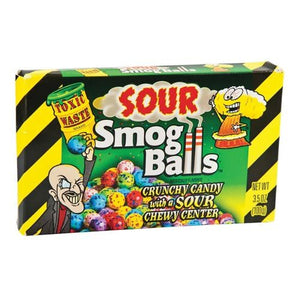 Toxic Waste Sour Smog Balls TBX 3.5oz/100g