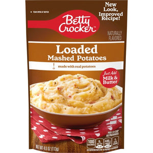 Betty Crocker Mashed Potatoes Loaded 4oz (Best By May 2025)