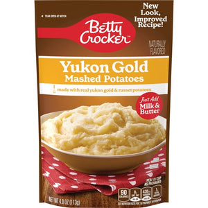 Betty Crocker Mashed Potatoes Yukon Gold 4oz Best By Aug 25