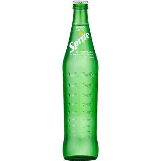 Sprite Mexican Glass Bottle 500ml