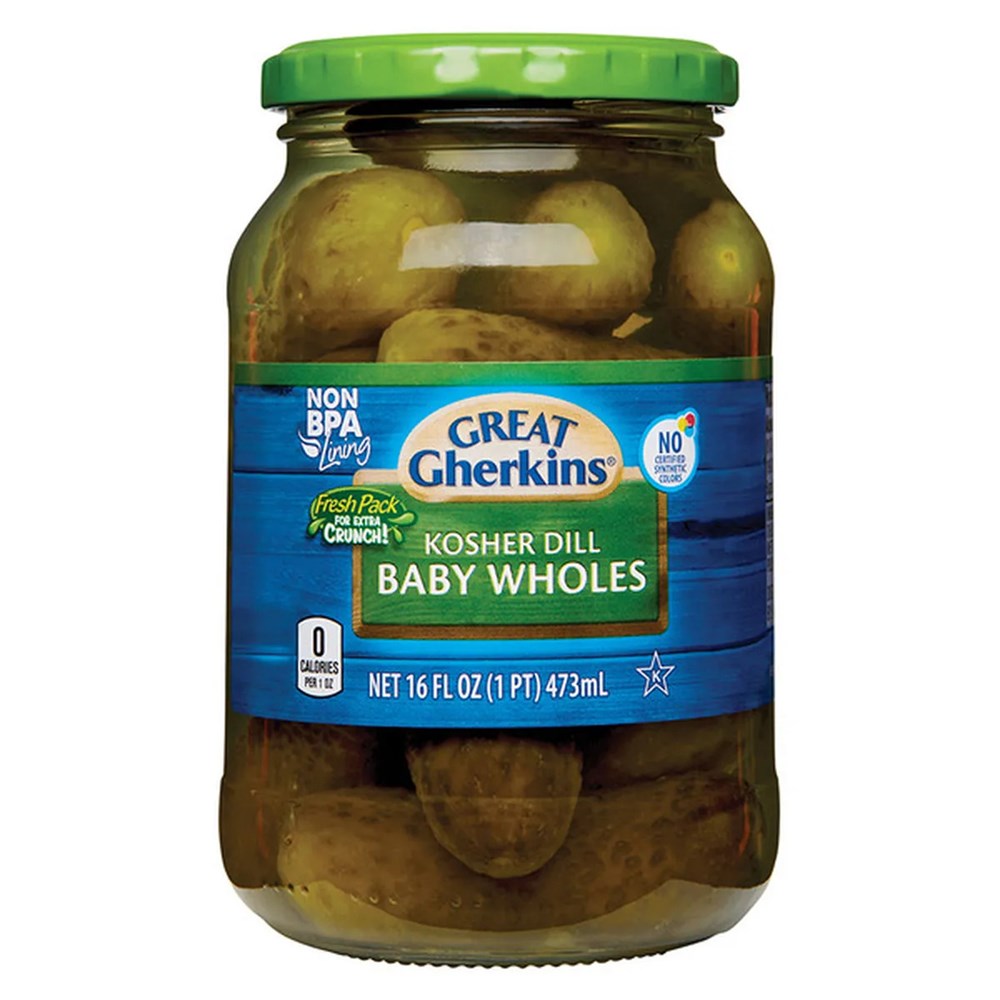 Great Gherkin Kosher Dill Baby Wholes 16floz/473ml