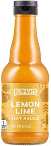 Burmans Hot Sauce Lemon Lime 8oz/273ml