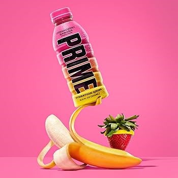 Prime Hydration Strawberry Banana 16.9floz/500ml