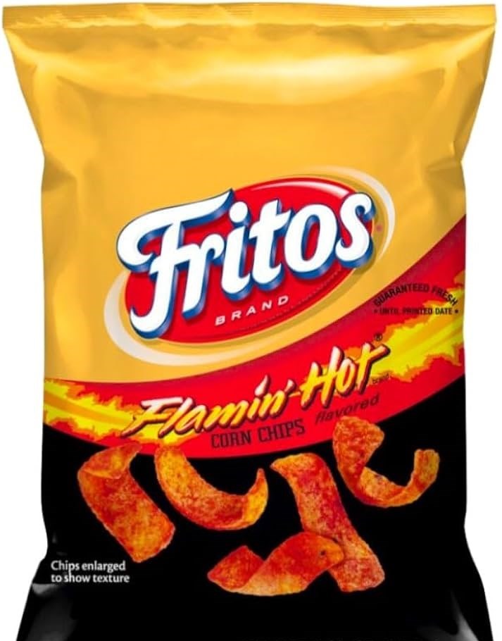 Fritos Corn Chips Flamin Hot 3.25oz/92.1g (Best by Jun 2025)
