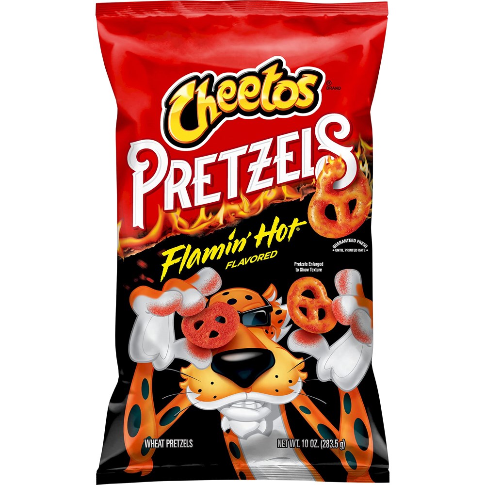 Cheetos Pretzels Flamin Hot 10oz/283.5g LIMIT OF 3