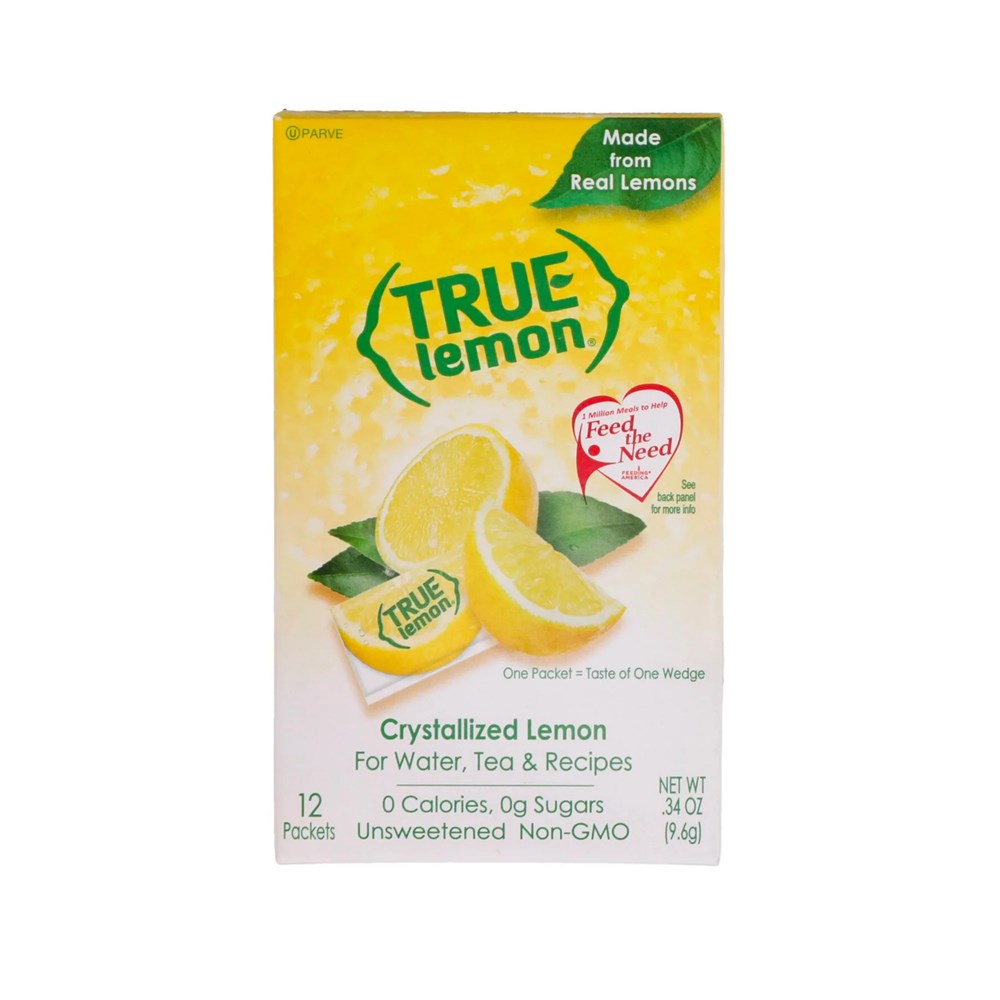 True Lemon to go Crystallized Lemon 12pk STG 0.34oz/9.6g
