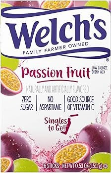 Welchs Singles to Go Passionfruit 6pk STG 0.53oz/15.1g