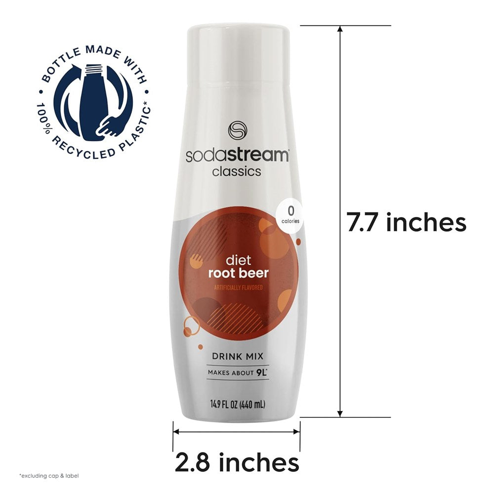 Soda Stream Classics Diet Root Beer 14.9floz/440ml