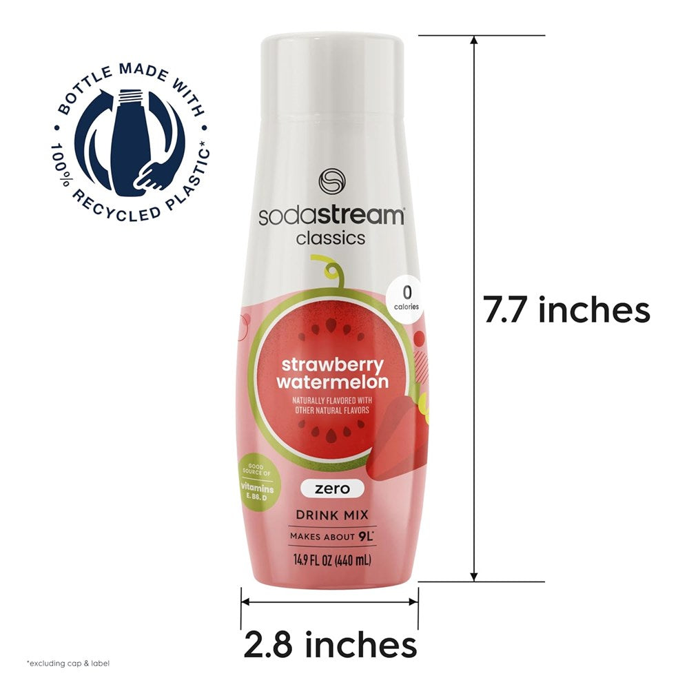 Soda Stream Classics Zero Strawberry Watermelon 14.9floz/440ml