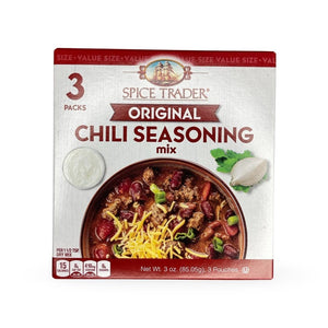 Spice Trader Original Chili Seasoning Mix 3pk 3oz/85g (Best by May 2025)