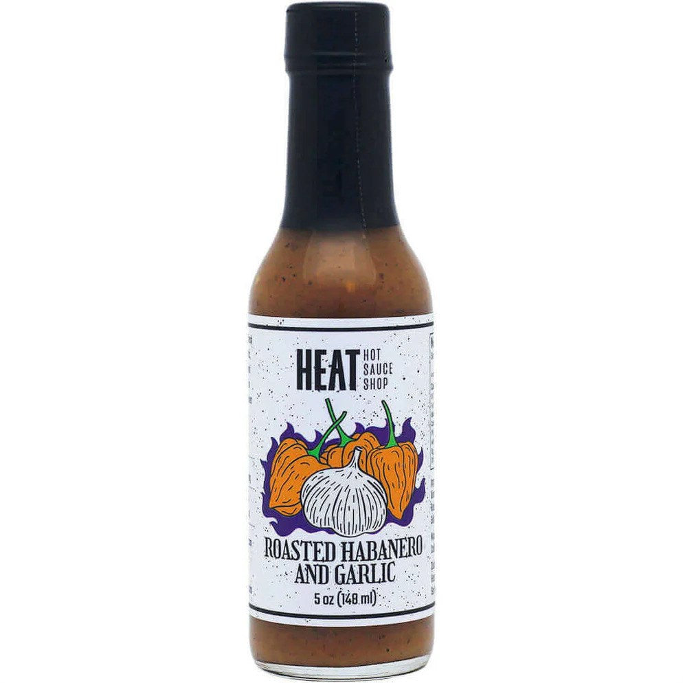 Heat Hot Sauce Shop Roasted Habanero & Garlic Hot Sauce 5floz/148ml