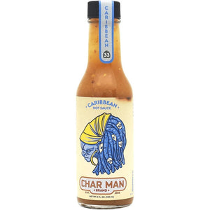 Char Man Brand Caribbean Hot Sauce 5floz/148ml