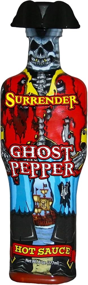 Surrender the Booty Ghost Pepper Hot Sauce 5.6floz/165ml