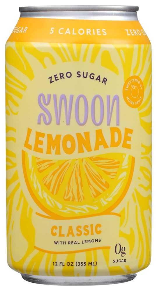 Swoon Zero Sugar Classic Lemonade Soda 355ml