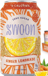 Swoon Zero Sugar Ginger Lemonade Soda 355ml