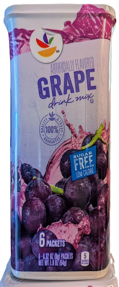 Foodhold Singles SF Grape mix 6pk Canister STG 1.9oz/54g (Best by May 2025)