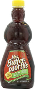 Mrs Butterworths Lite Syrup 24floz/710ml (Best By Feb 2025)
