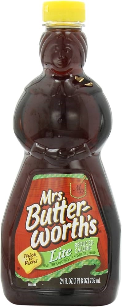 Mrs Butterworths Lite Syrup 24floz/710ml (Best By Feb 2025)