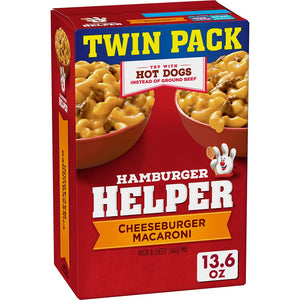Hamburger Helper Twin Pack Cheeseburger Macaroni 13.6oz/385g