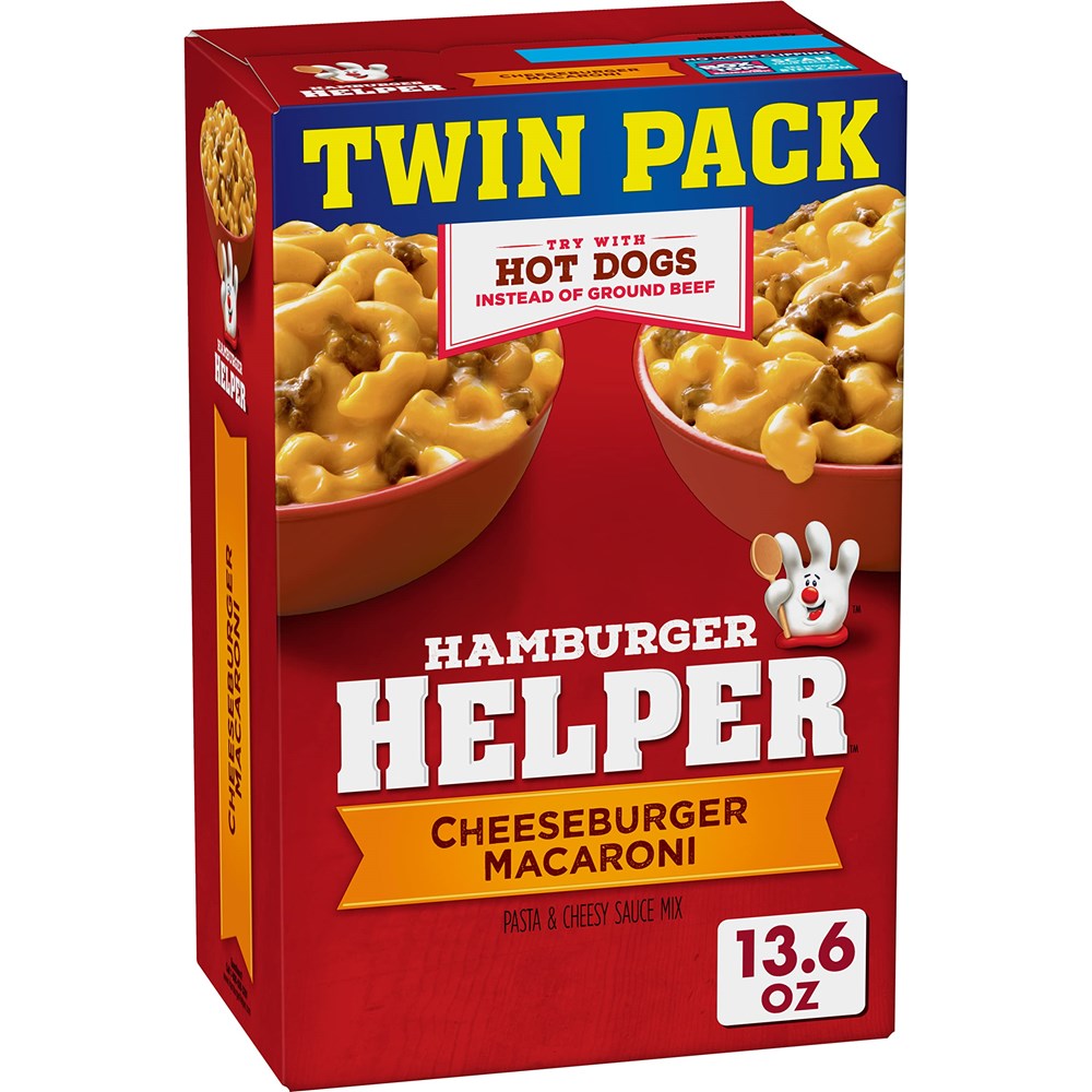 Hamburger Helper Twin Pack Cheeseburger Macaroni 13.6oz/385g