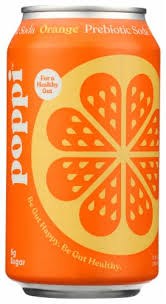 Poppi Prebiotic Soda Orange 12floz/355ml