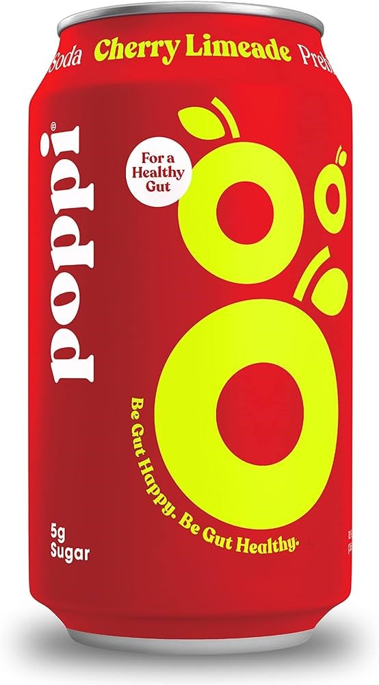 Poppi Prebiotic Soda Cherry Limeade 12floz/355ml