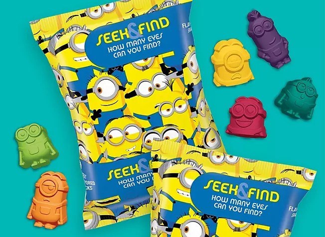 Betty Crocker Fruit Flavoured Snacks Minions pouch 0.8oz/22.6g