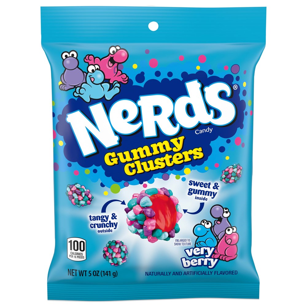 Nerds Gummy Clusters - Very Berry 5oz/141g