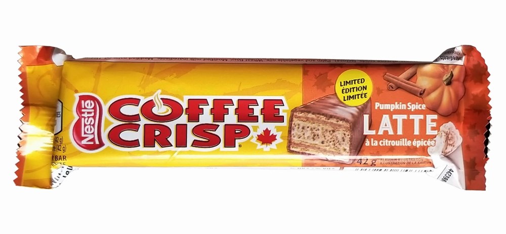 Coffee Crisp Bar Pumpkin Spice Latte 42g BB MAR 25