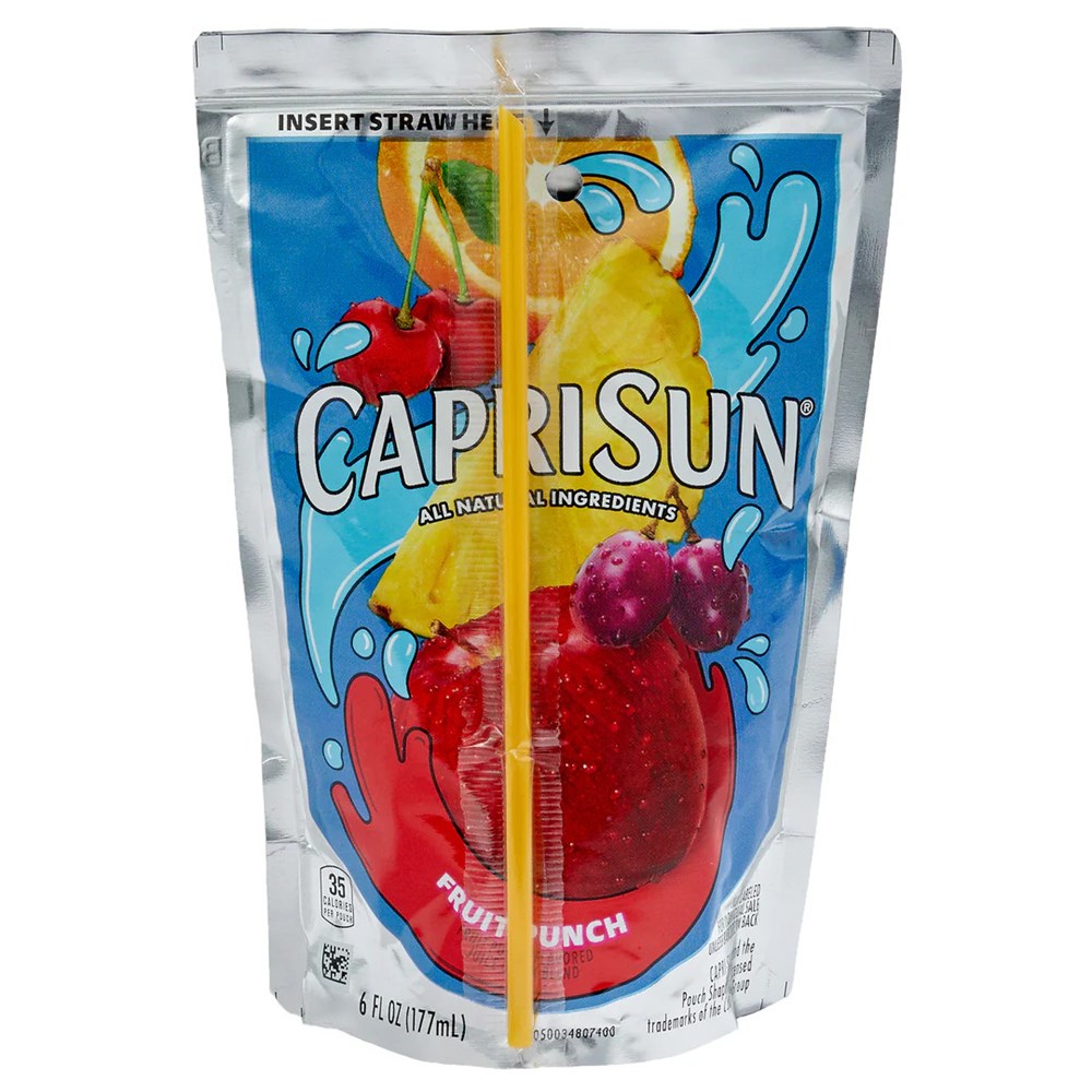 CapriSun Single Pouch Fruit Punch 6floz/177ml