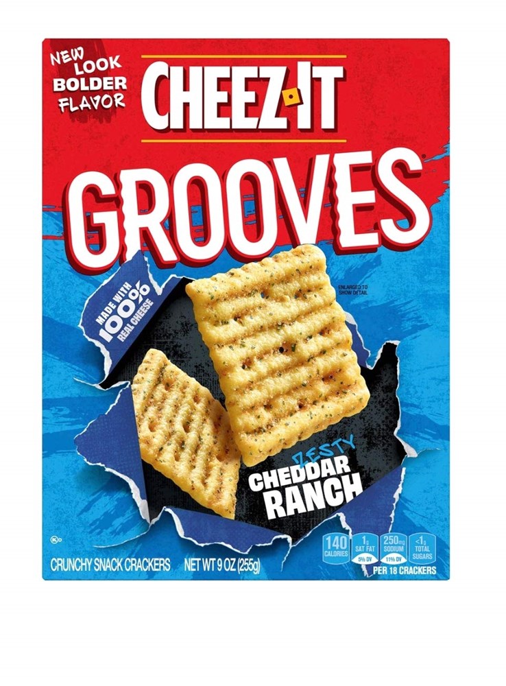 Cheez-it Grooves Sharp Zesty Cheddar Ranch 9oz/255g