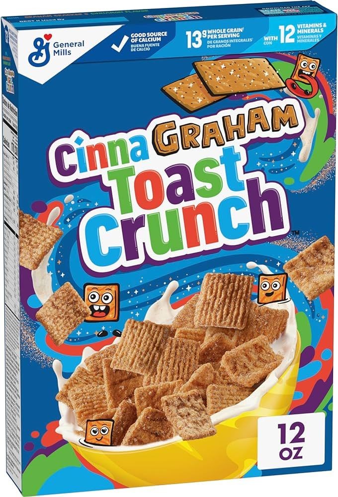 GM Cinnagraham Toast Crunch Wholegrain Cereal 12.oz