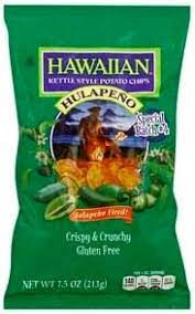 Hawaiian Potato Chips Hulapeno 1.5oz/42.5g (Best by 3 Mar 2025)