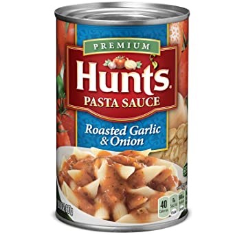 Hunts Pasta Sauce Roast Garli0c & Onion 24oz
