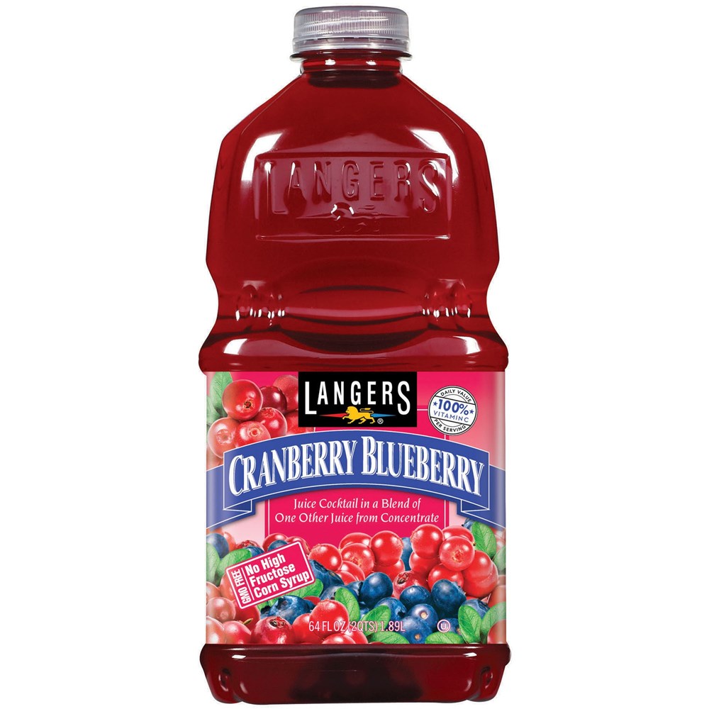 Langers Cranberry Blueberry Juice Cocktail 64floz/1890ml