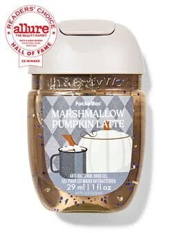 B&BW PocketBac Marshmallow Pumpkin Latte 1floz/29ml by Bath & Body Works